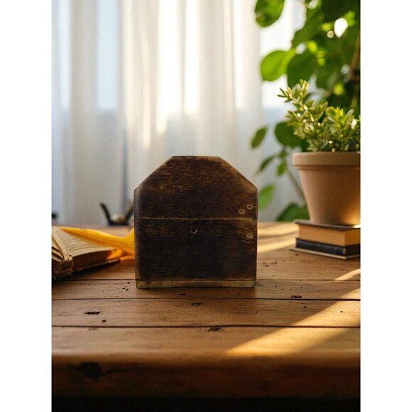 Wooden Incense Burner Box Holder Aromatherapy Cone Stick Storage Rustic Decor - Picture 4 of 11